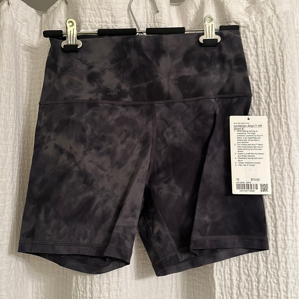 NWT lululemon align HR short 6”